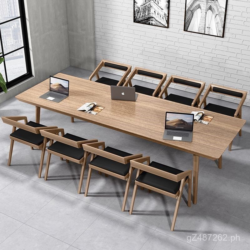Negotiation Office Desk and Chair Conference Table Large Simple Company ...