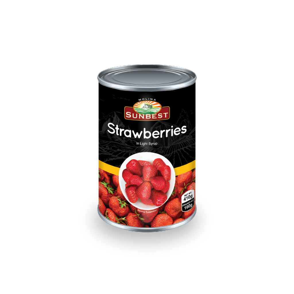 Sunbest Strawberries 410g | Shopee Philippines