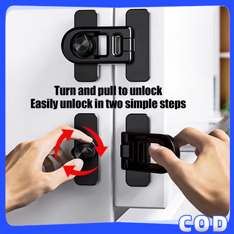 Baby Proof Anti opening Plastic Lock with Refrigerator Door Lock blocks ...