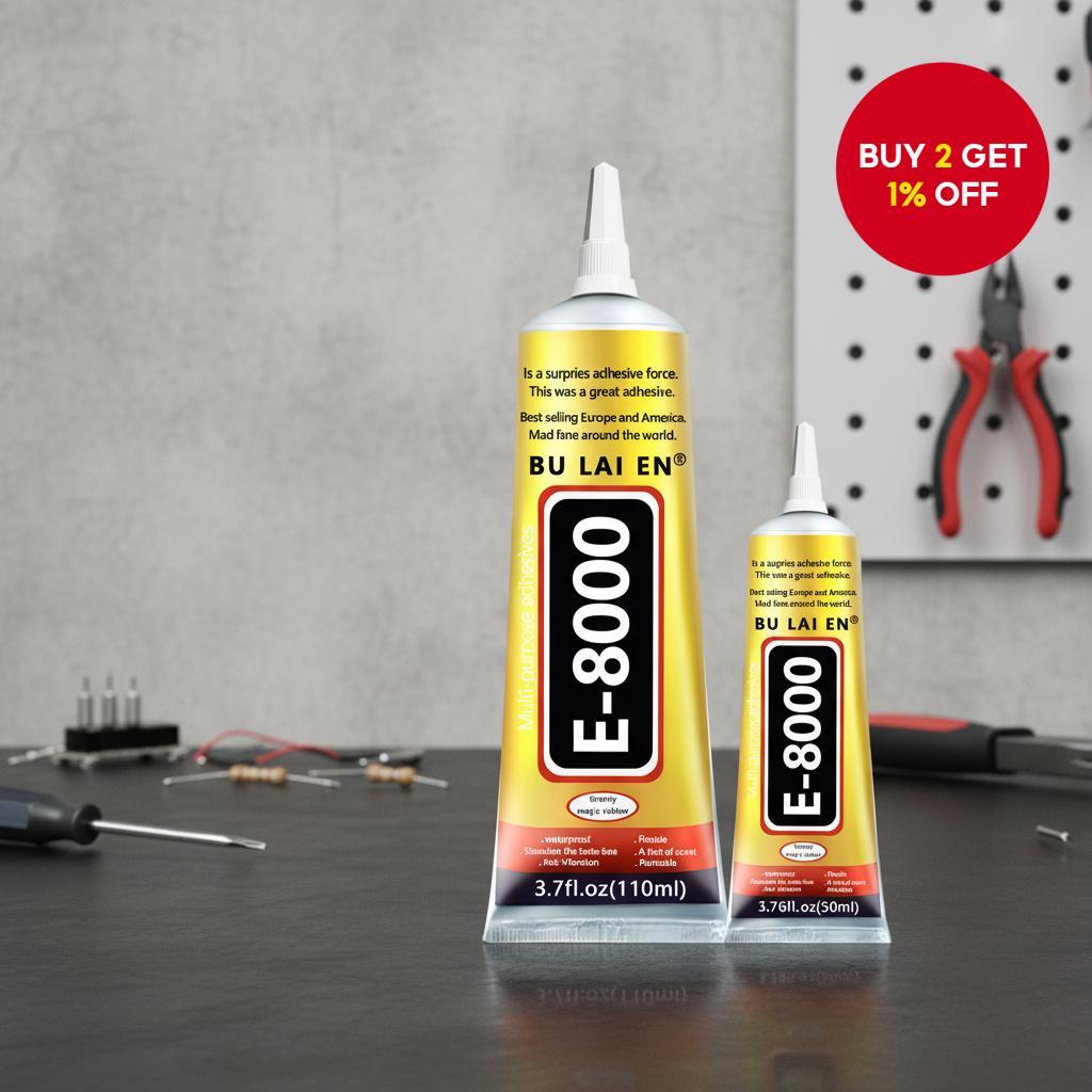 E-8000 Heavy Duty Waterproof Structural Adhesive for Bonding Metal ...