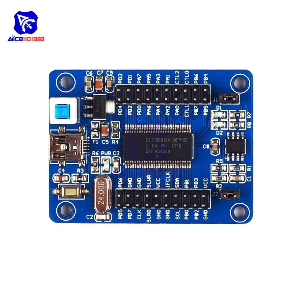 diymore EZ-USB FX2LP CY7C68013A Mini USB Core Board Development Board ...