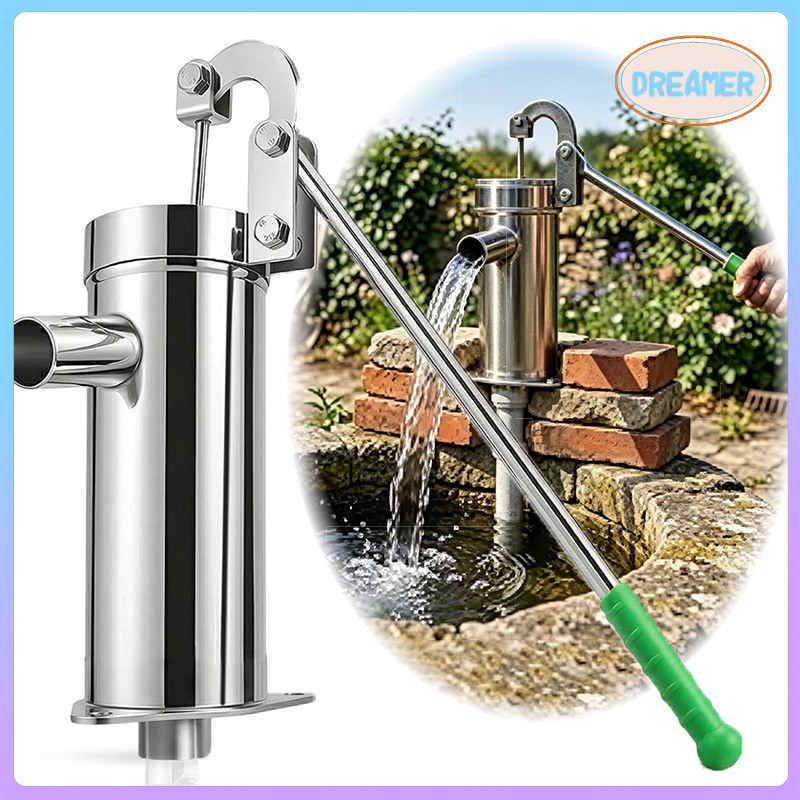 201 Stainless Steel Manual Water Pump Lift 10M Manual Deep Well Pump ...