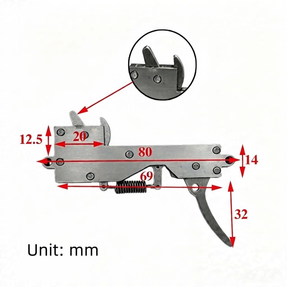 PEALIR Mechanical Lock Release, Manual Operation Stainless Steel Lock ...