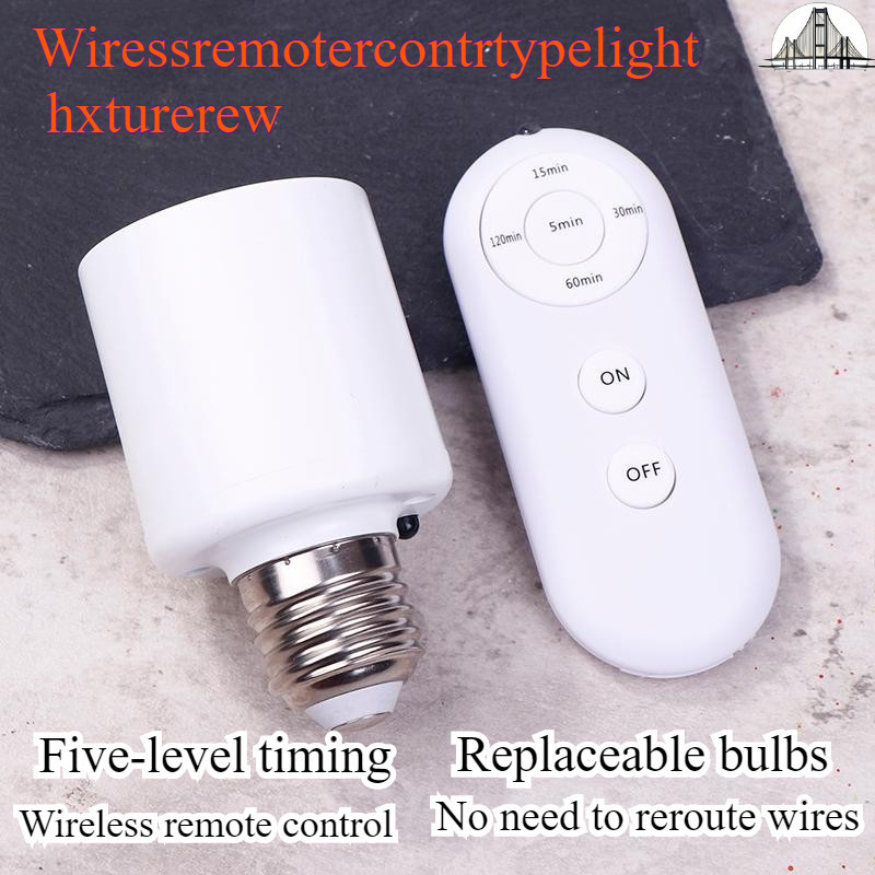 E27 Wireless Remote Control Smart Timer Switch Remote Control, Wireless ...