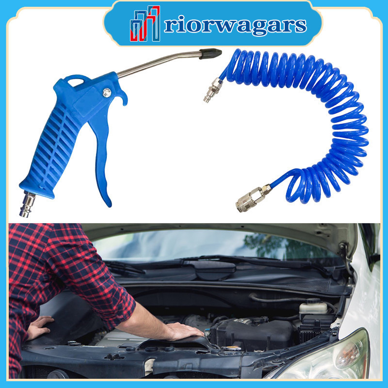 Air Duster With Hose Air Compressor Hose Spring Tube Pipe Air Duster 5m ...