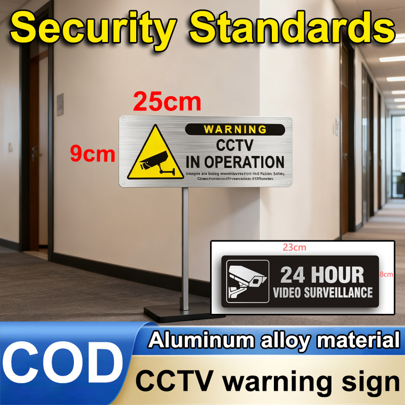 Reliable CCTV Warning Sign: Boost Property Safety with Clear ...