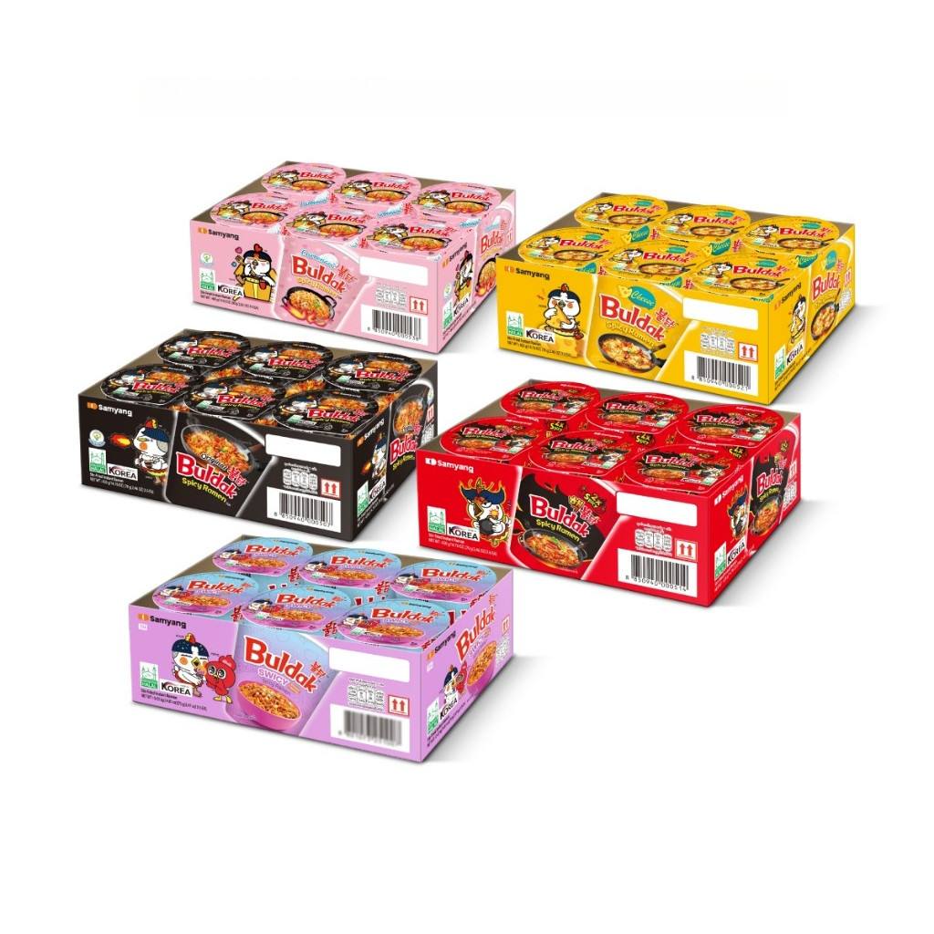 [Pack Of 6 Cups] Samyang Buldak Ramen Cup | Samyang Buldak Ramen, Pack ...