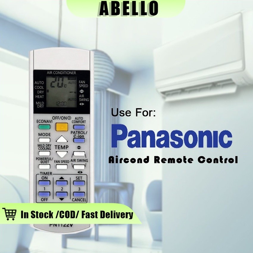 Pana Sonic Split Type Aircon K-PN1122 Universal Remote Control ...