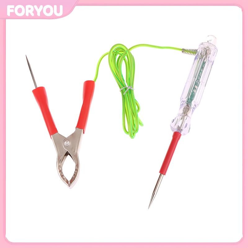 FORYOU Innovative And Practical 6-24V Test Light With Dual Probes 47 ...
