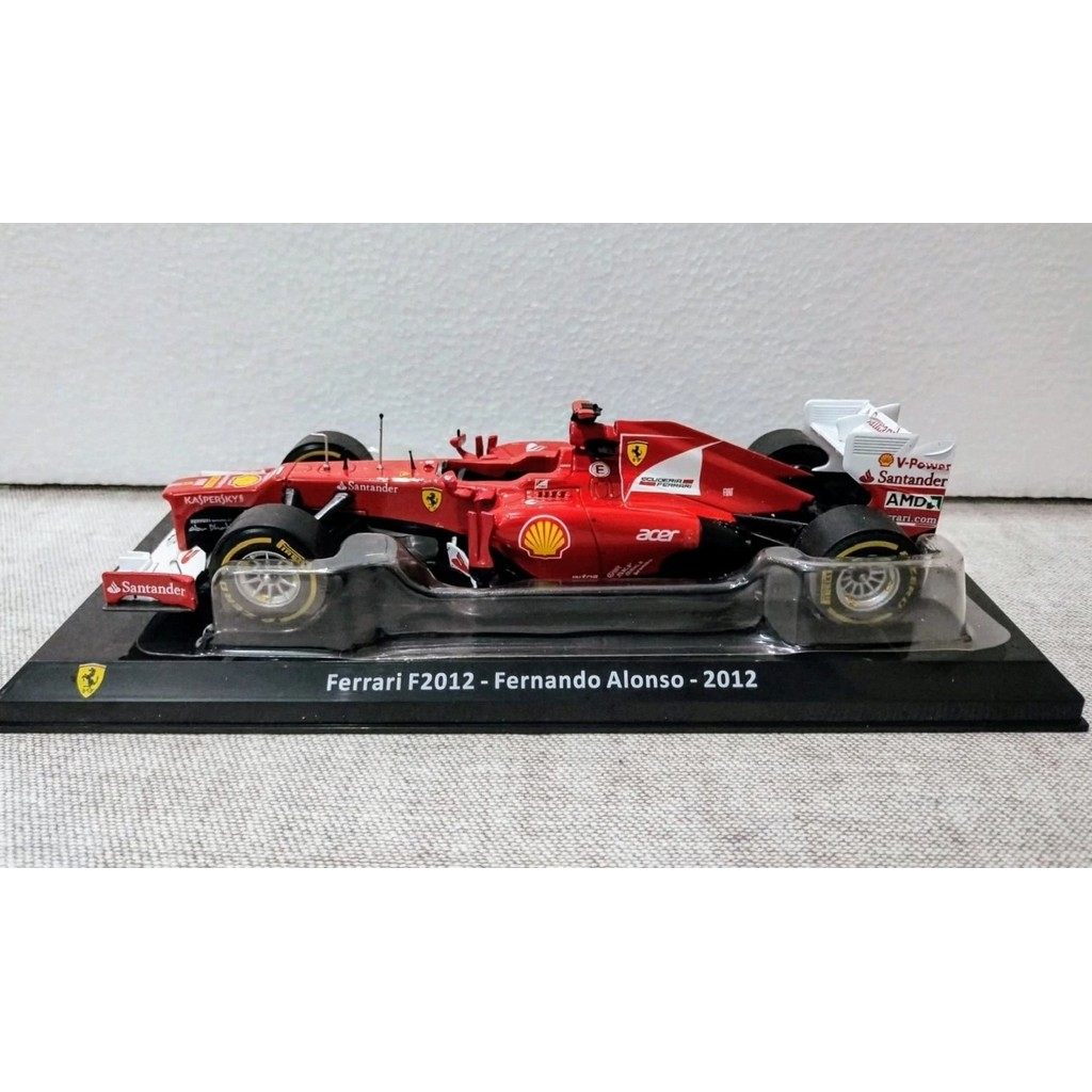 IXO 1: 24 F1 Car Model Ferrari F2012 Alonzo Championship Racing Model ...