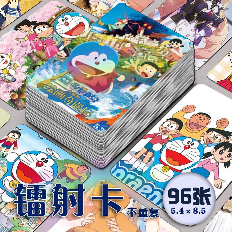 Doraemon Full Member Laser Photocard 96 Pieces Full Set Two-Dimensional ...