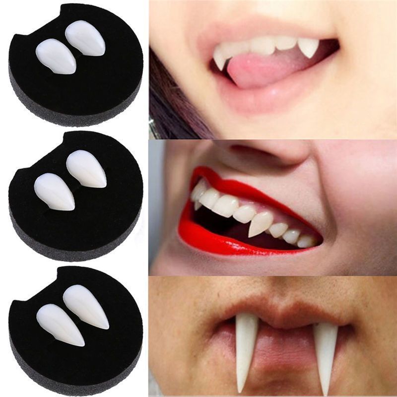 Halloween fake teeth Vampire Dentures Little Tiger teeth Zombie teeth