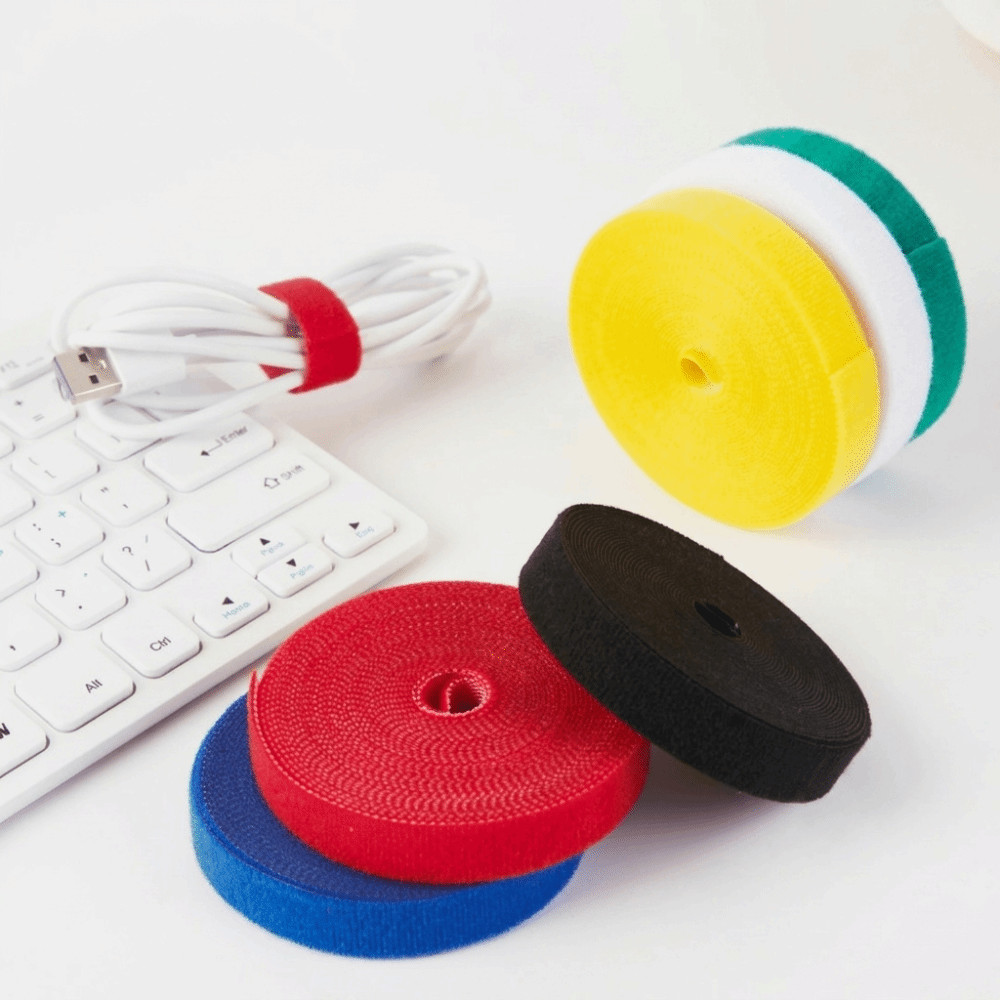 WAY Fastening Tape Cable Ties, 10M/Roll 10/12/14.5/20mm Double Side ...