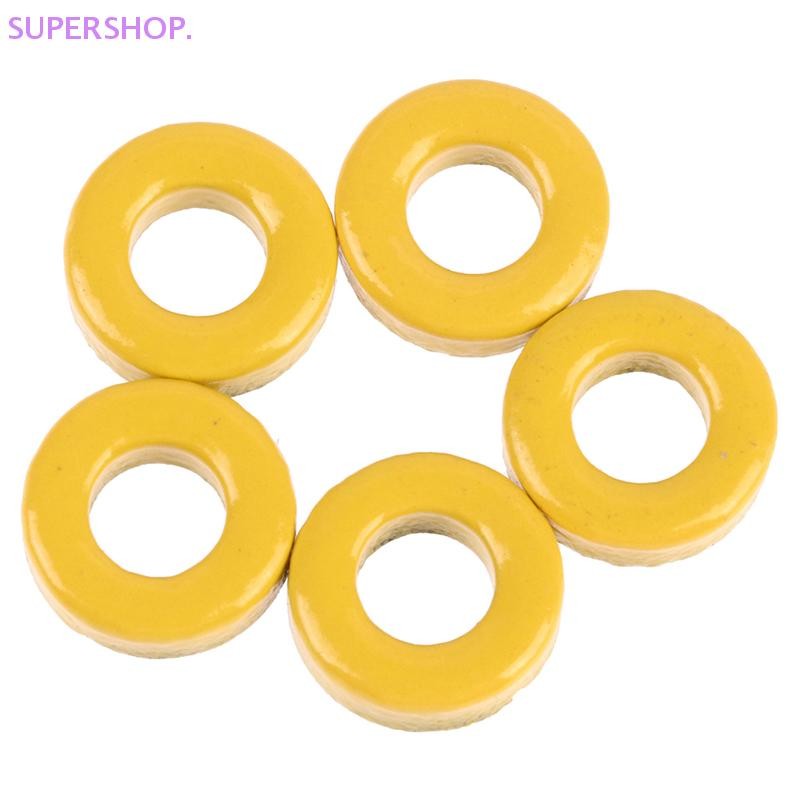 SUPERSHOP T37-6 Iron powder cores 9.5*5.2*3.3mm AL=3.0nH/N2 8.5uo Iron ...