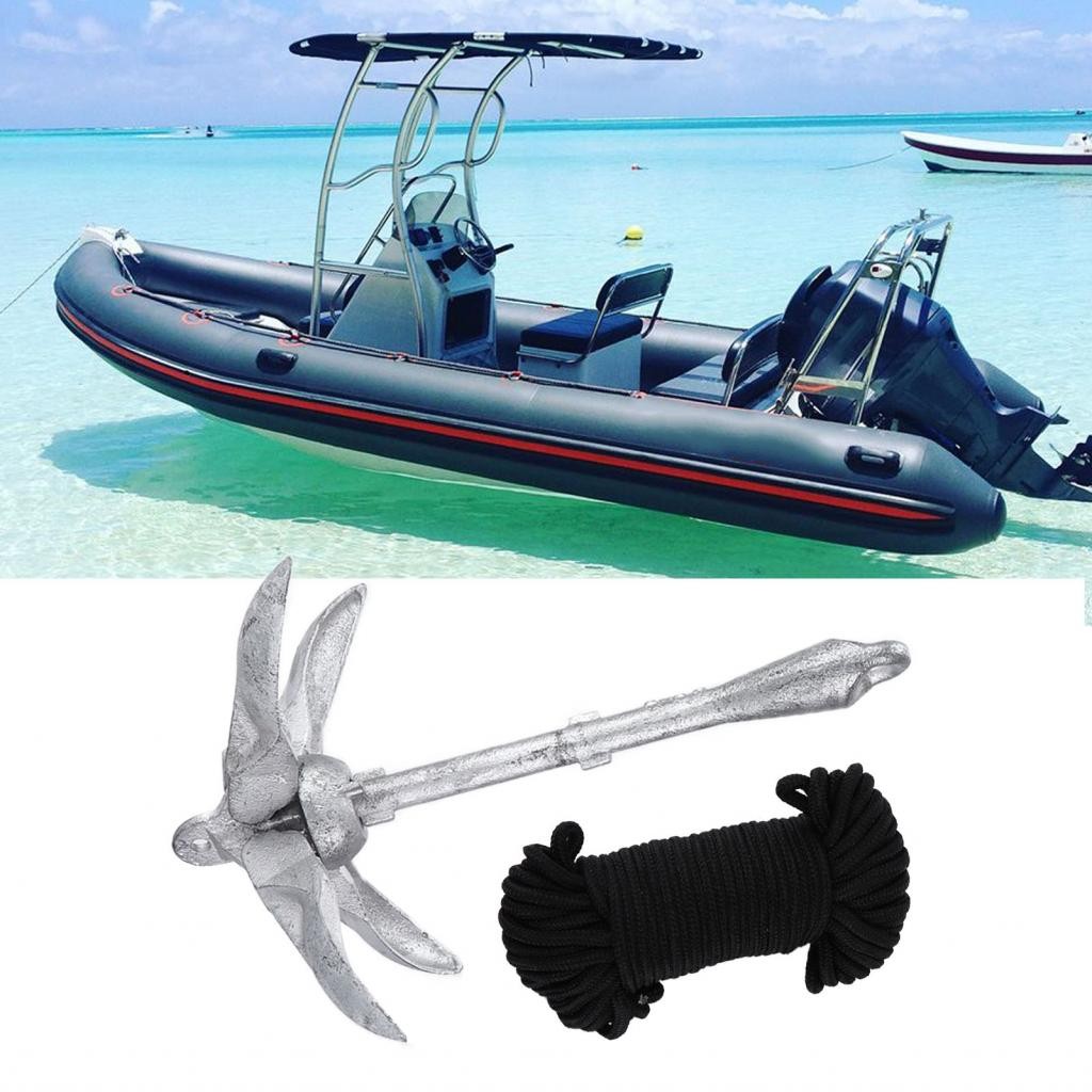 hoomy aqxreight Inflatable Boat Galvanized 3.2kg Foldable Carbon Steel ...