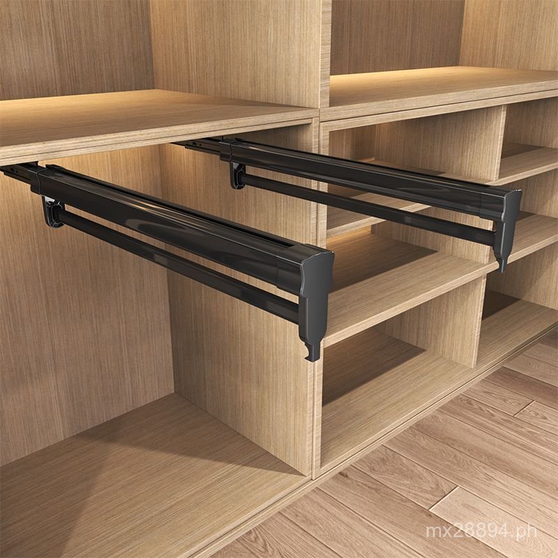 Multifunctional Push-Pull Top-Loading Wardrobe Pants Rack Telescopic ...