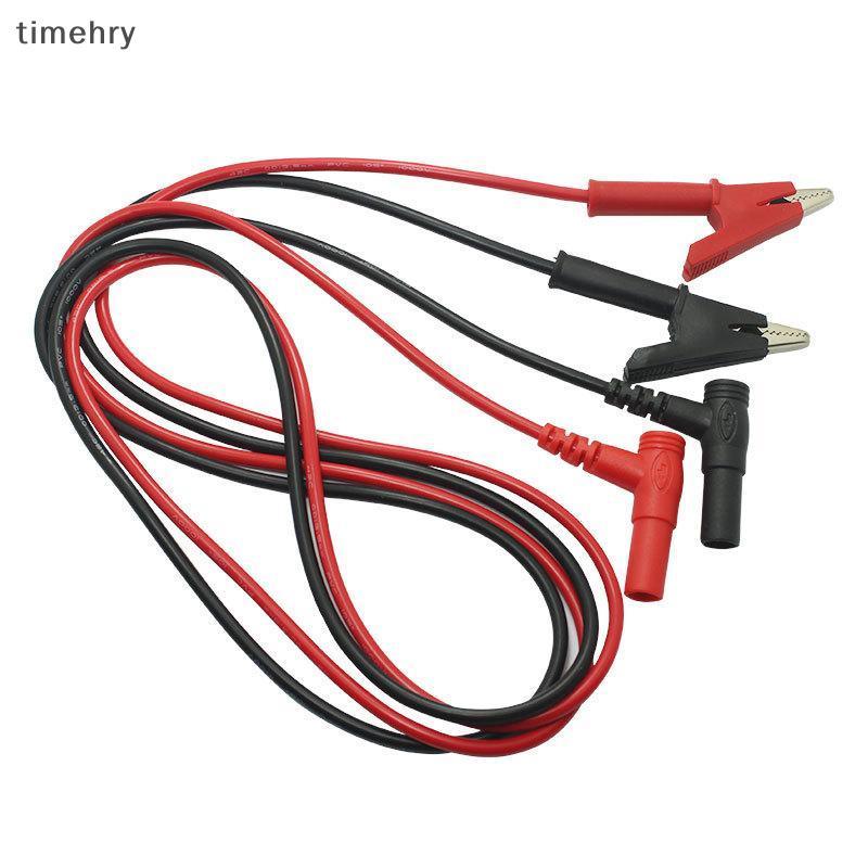 TY 1Pcs 10A Dual Probe Crocodile Clip Electrical Test Lead For ...