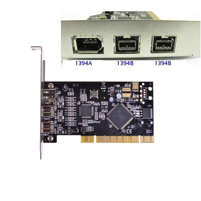 Genuine SYBA SYBA Desktop Computer PCI to 1394b Card Plus 1394A DV ...