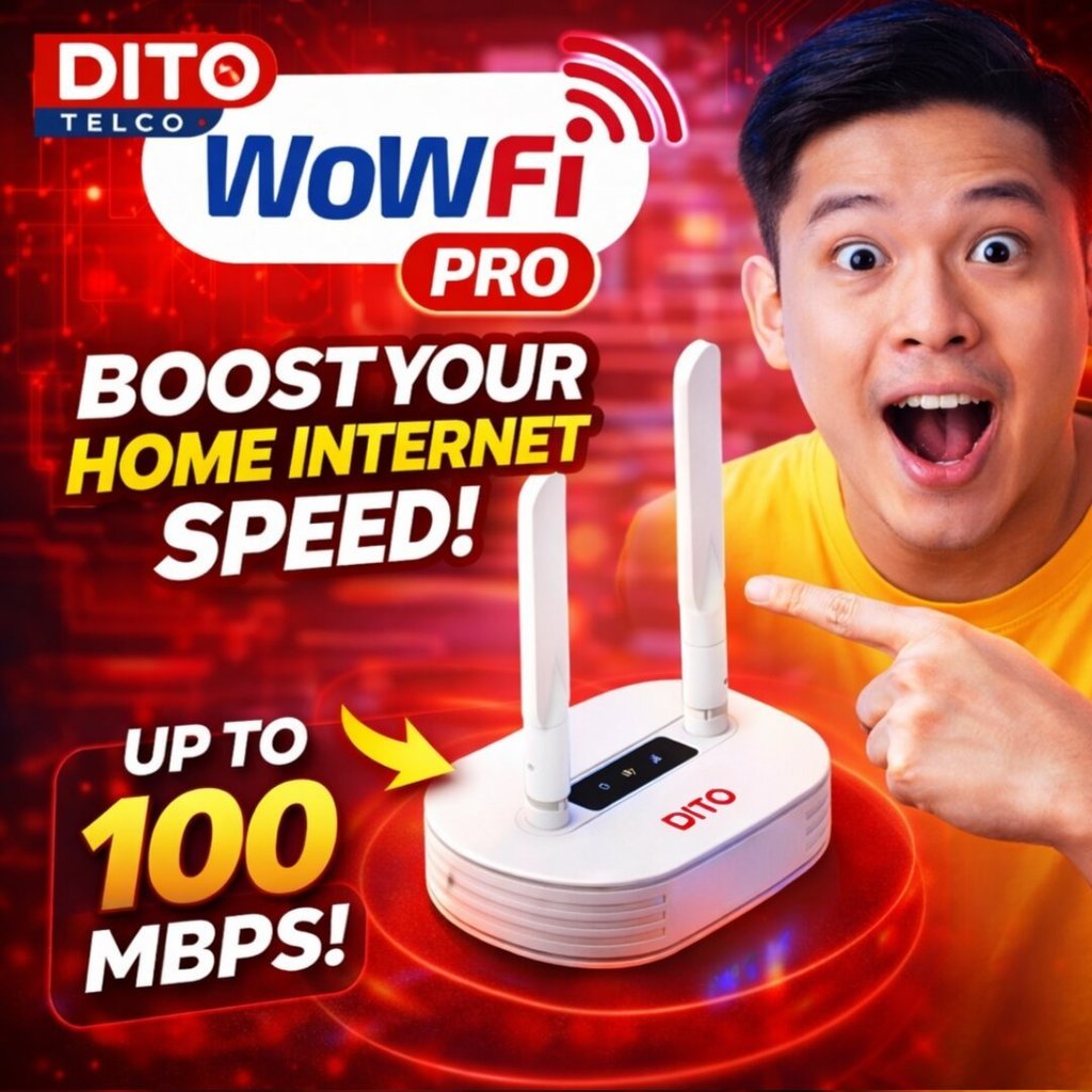 5G wifi - DITO WowFi Pro Prepaid Reloadable Wi-Fi Pocket Size Up To 150mbps