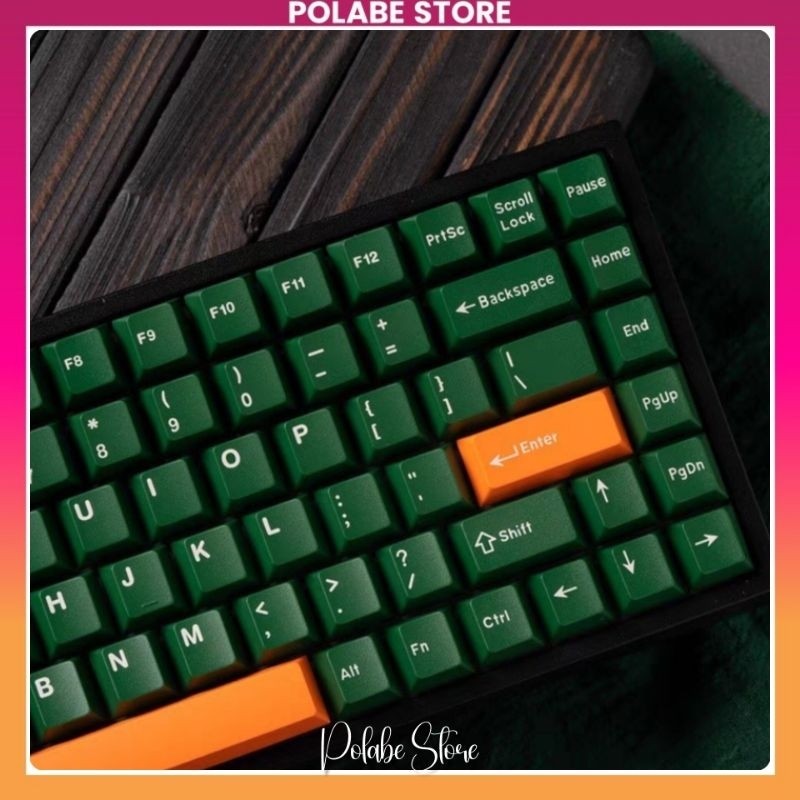 Keycap Nuke Data Green Board Cherry Profile mechanical keyboard Polabe ...