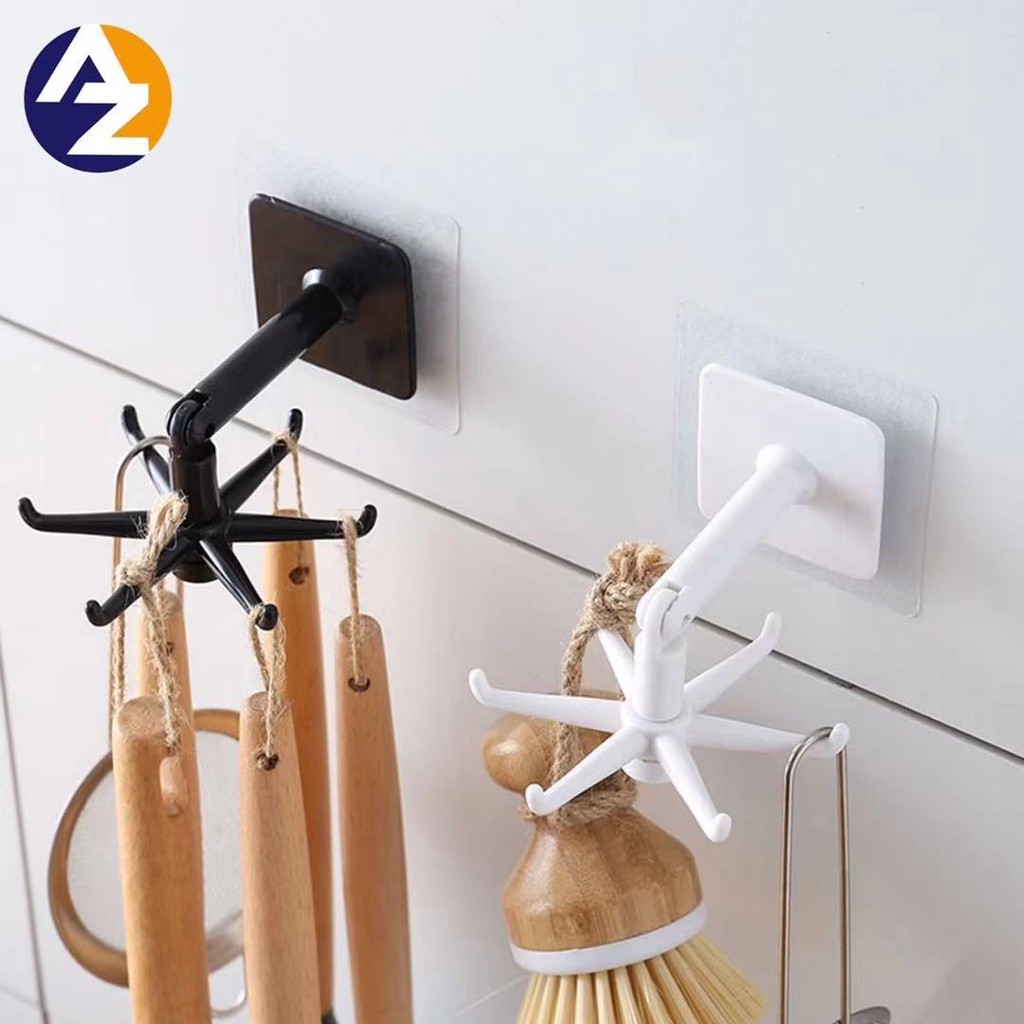 AZ Rotating hook 360 Degrees Rotating Hook Kitchen Accessories Storage ...