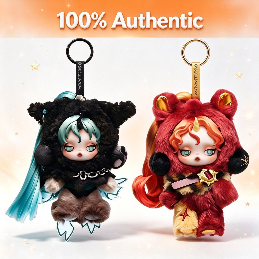 [Secret]POPMART SKULLPANDA My Little Pony Series Plush Keychain Trendy ...
