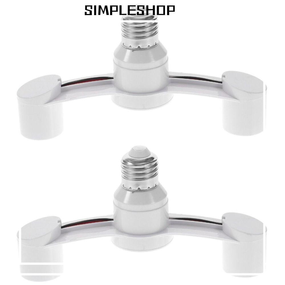 SIMPLESHOP E27 Splitter, Easy Installation Led Light Bulb Socket ...