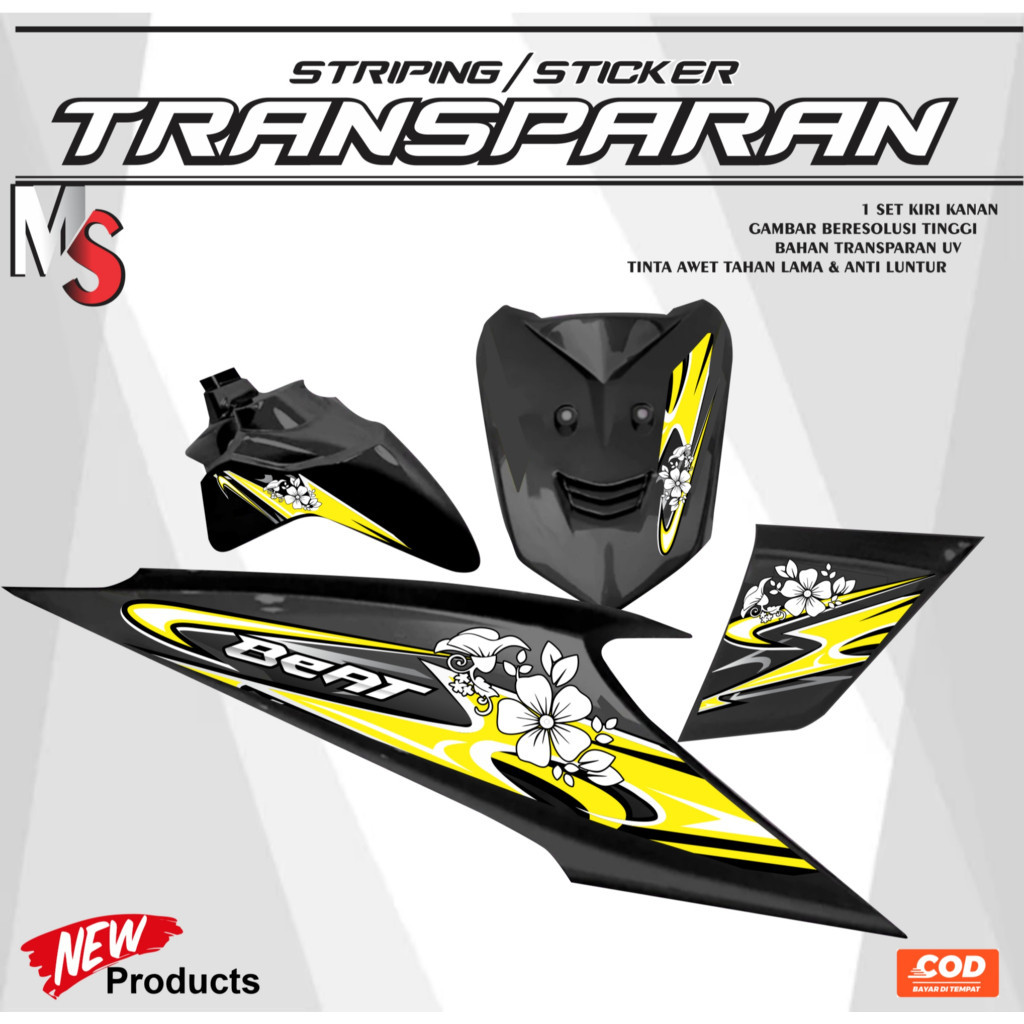 HONDA TRANSPARENT UV STRIPING STICKER OLDBEAT/KARBU LATEST DESIGN ...