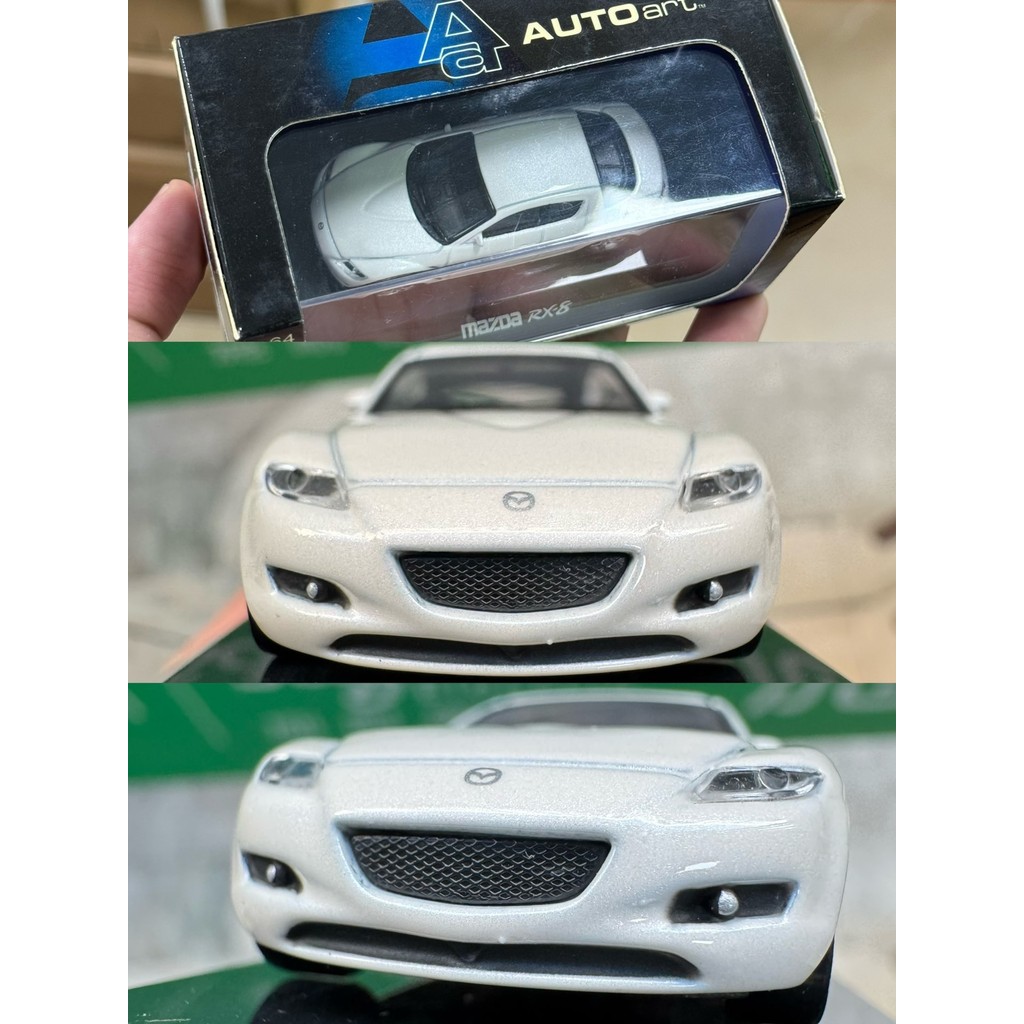 AUTOart AA AUTOart AA 1/64 MAZDA MAZDA RX-8 Pearl White White Paint ...