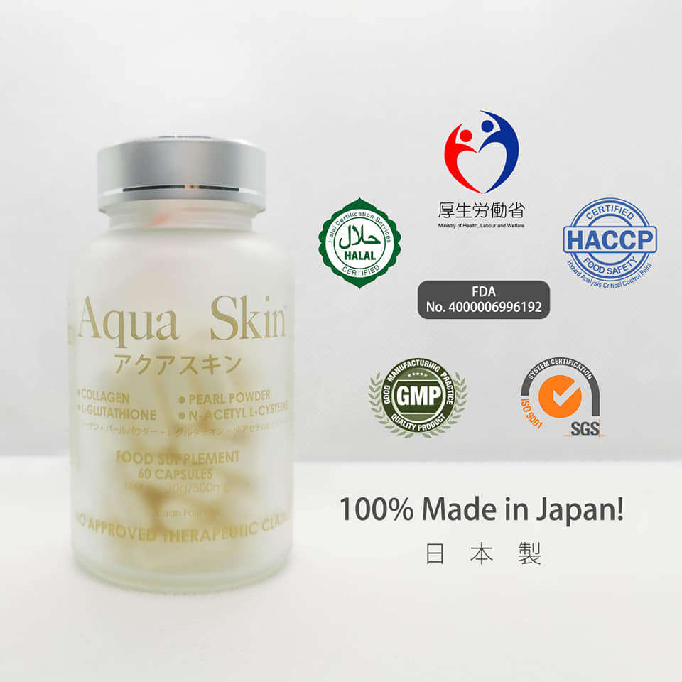 aqua skin glutathione made in japan Original Capsules, Premium Japanese Skin Brightening Supplement, Fade Sun Spot b_att_ing_Aloe Vera Size:1 Sheet Glutathione Capsules Natural Anti-Aging