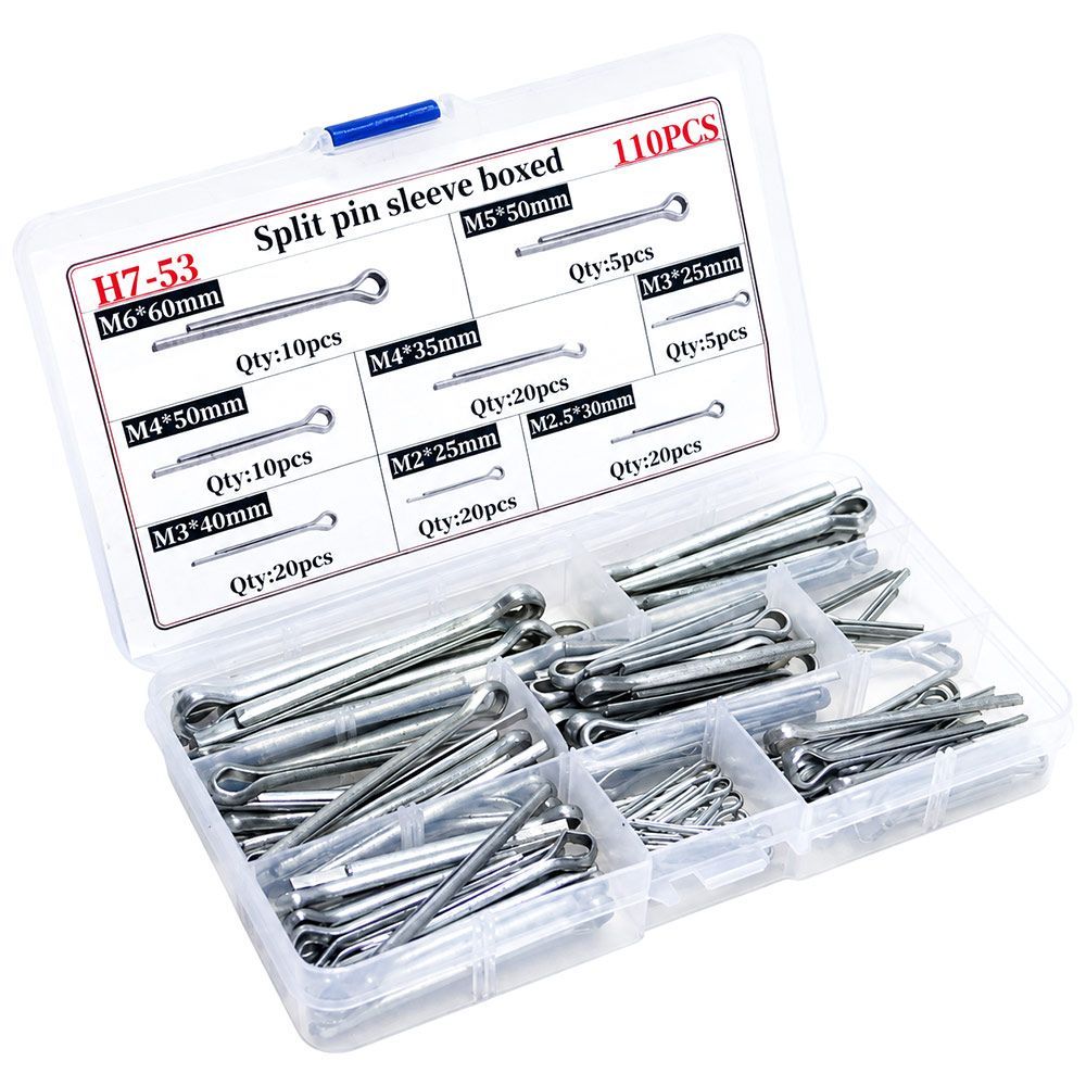 APPEAEA 110/350Pcs Split Pin, Carbon Steel Multi-Size Cotter Pin ...