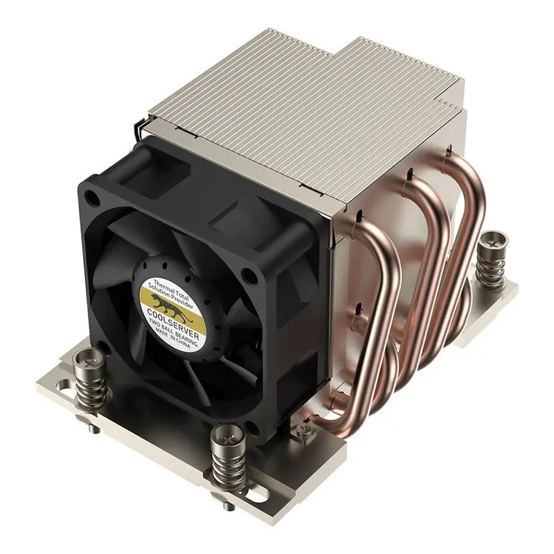 1U Server CPU Cooler ventola di raffreddamento radiatore in alluminio
