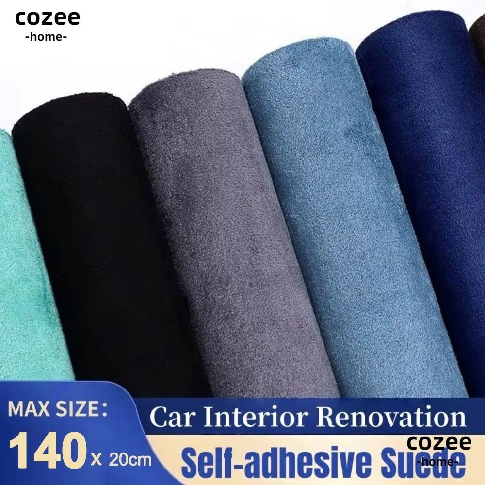 COZEE Car Interior Modification Stickers , 20x140CM Self-adhesive Suede ...