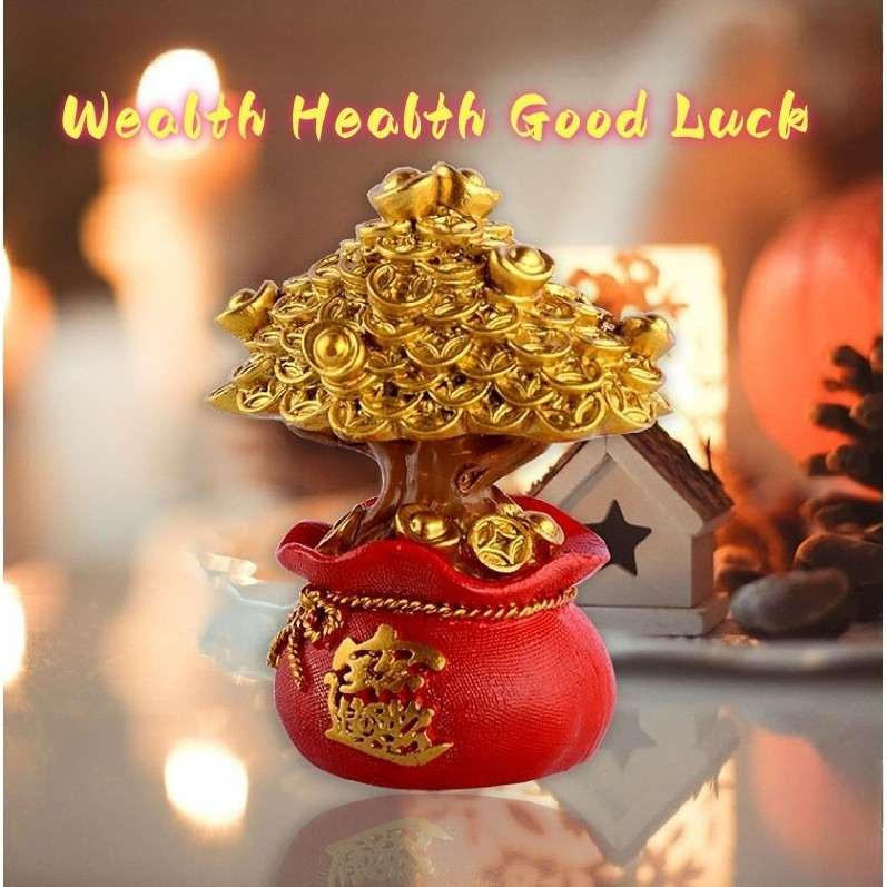 2025 Money Tree Wealth and Good Luck Feng Shui Money Tree for Bedroom ...