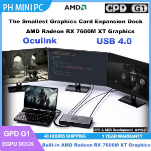GPD G1 Graphics Card Expansion Dock Build In AMD Radeon RX 7600M XT ...