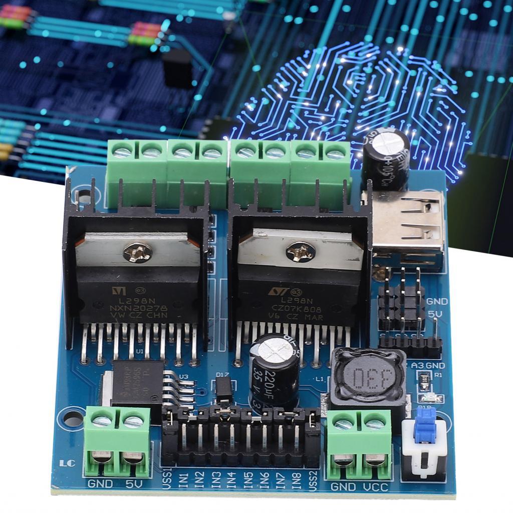 Joyfeel-PH L298N Driver Module 4-Channel Smart Auto Motor Driving Board ...