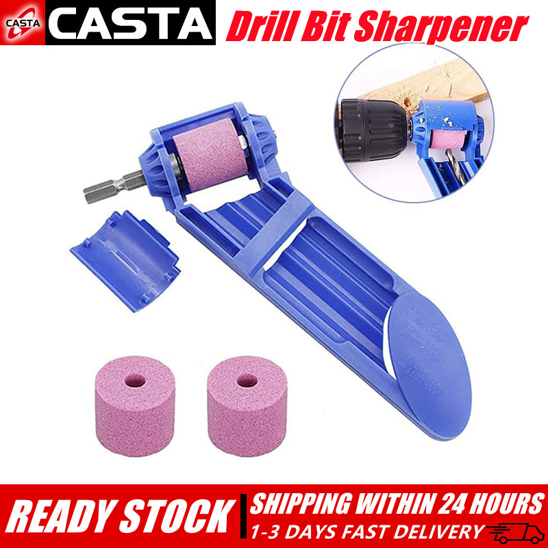 【COD】2-12.5mm Drill Bit Sharpener Corundum Grinding Wheel Portable ...