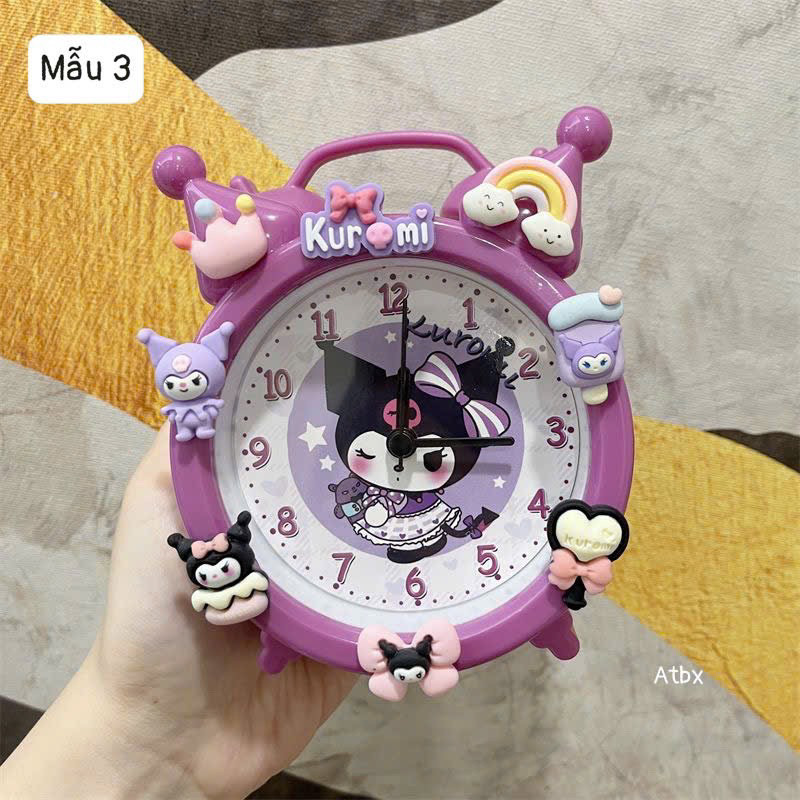 Cute cartoon alarm clock (with cute sticker) | Shopee Philippines