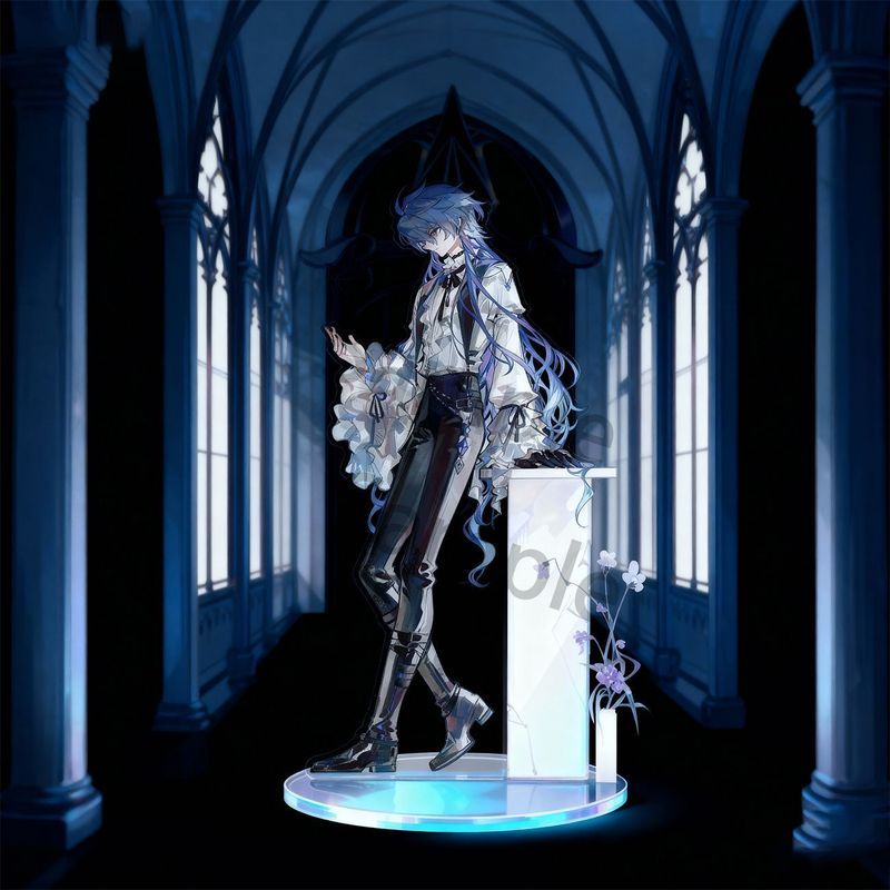 2026 Game Genshin Impact Kyryll Chudomirovich Flins Acrylic Figure ...
