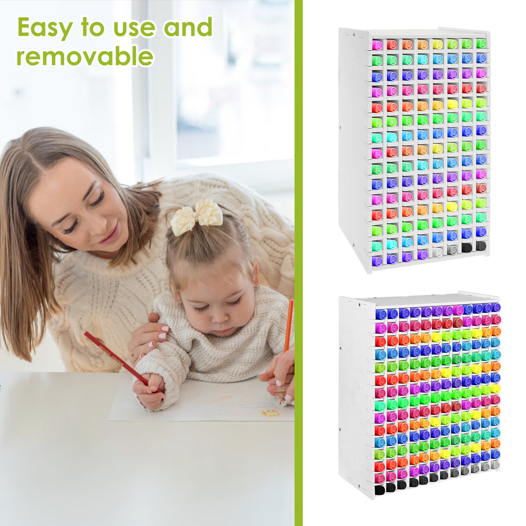 Art Marker Storage Rack 120/180 Slots Marker Organizer Rack Marker ...