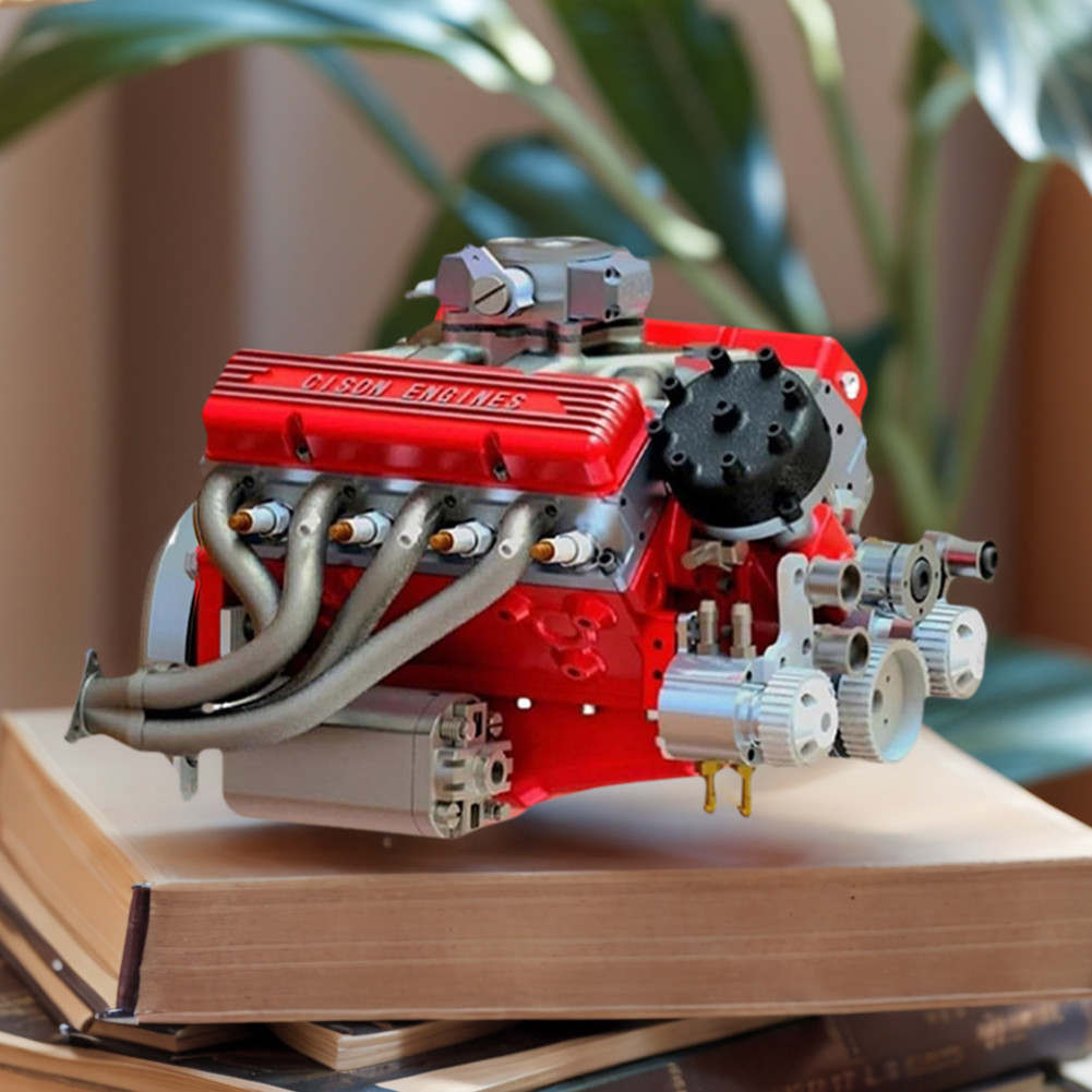 V8 Gas Engine Kit Wear Resist Small-Block Engine Model Kits Multi ...