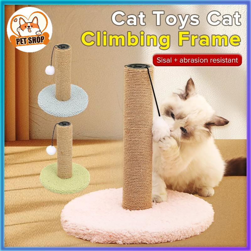 Cat Scratching Cat Claw Holder Sisal Post Cat Climbing Frame Cat Toys ...