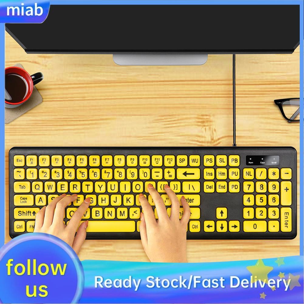 Maib USB Keyboard Yellow Button With Concealed Bracket Shortsighted ...