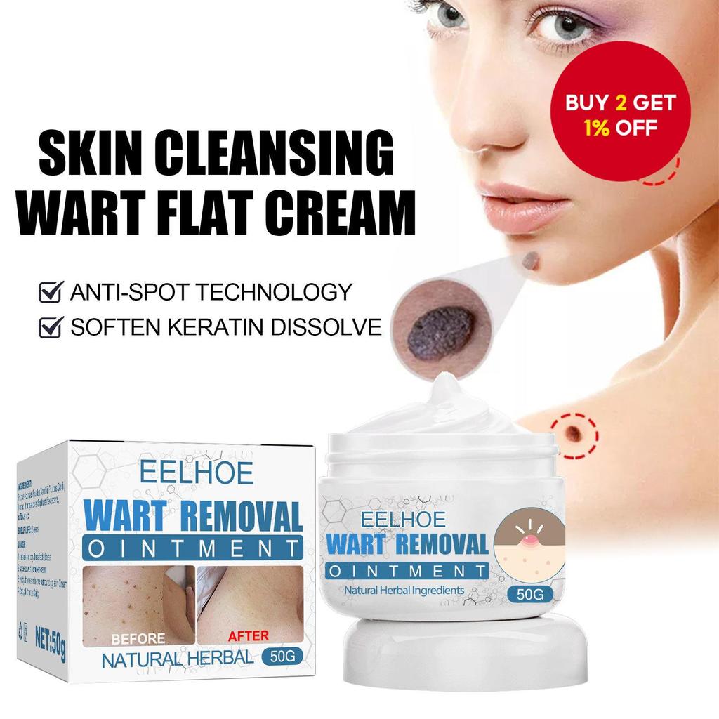 Wart Fast Acting Cream-Removal Ointment, Warts & Tags Off Creams, 60g ...