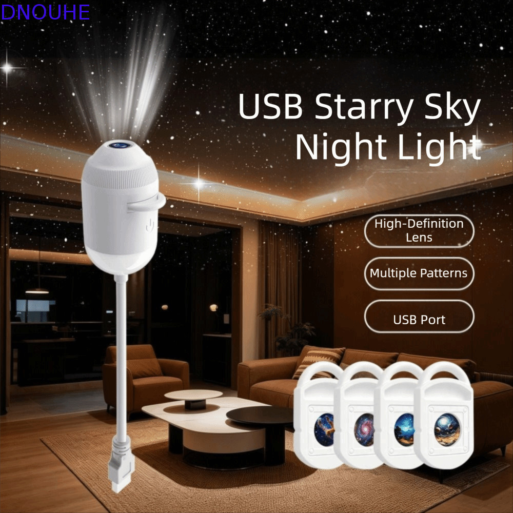 DNOUHE Galaxy Star Projector, High-definition 360 Adjust Night Light ...