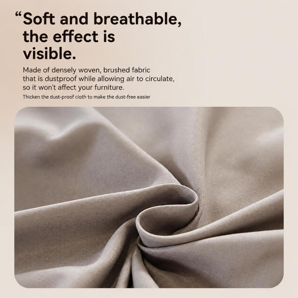 JIANGPH Furniture Dust Cover, Large Size Breathable Fabric Dust Proof ...