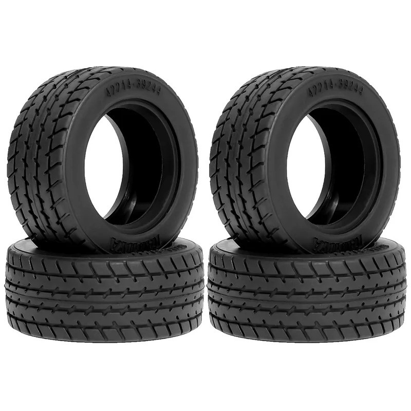 58MM Medium Soft Tire Rally Tires RallyBlock for Tamiya 50684 M/MF/MB ...