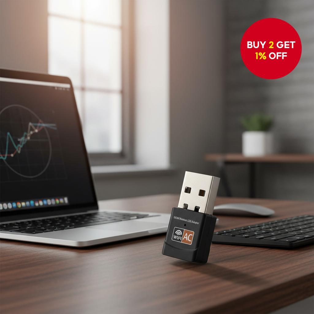 USB to Ethernet Wireless Adapter for Desktops and Laptops with 3070 ...