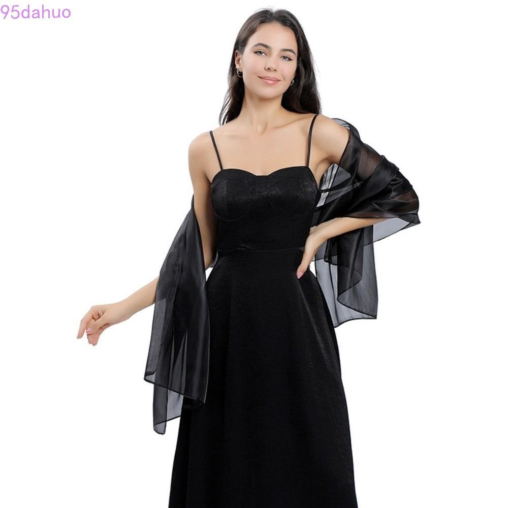 DAHUO Women Shawls Wraps, Pure Color Elegant Wedding Shawl, Classic Silver  All-match Silky Shawl Party Capes Decoration Scarf for Evening Dresses |  Shopee Philippines