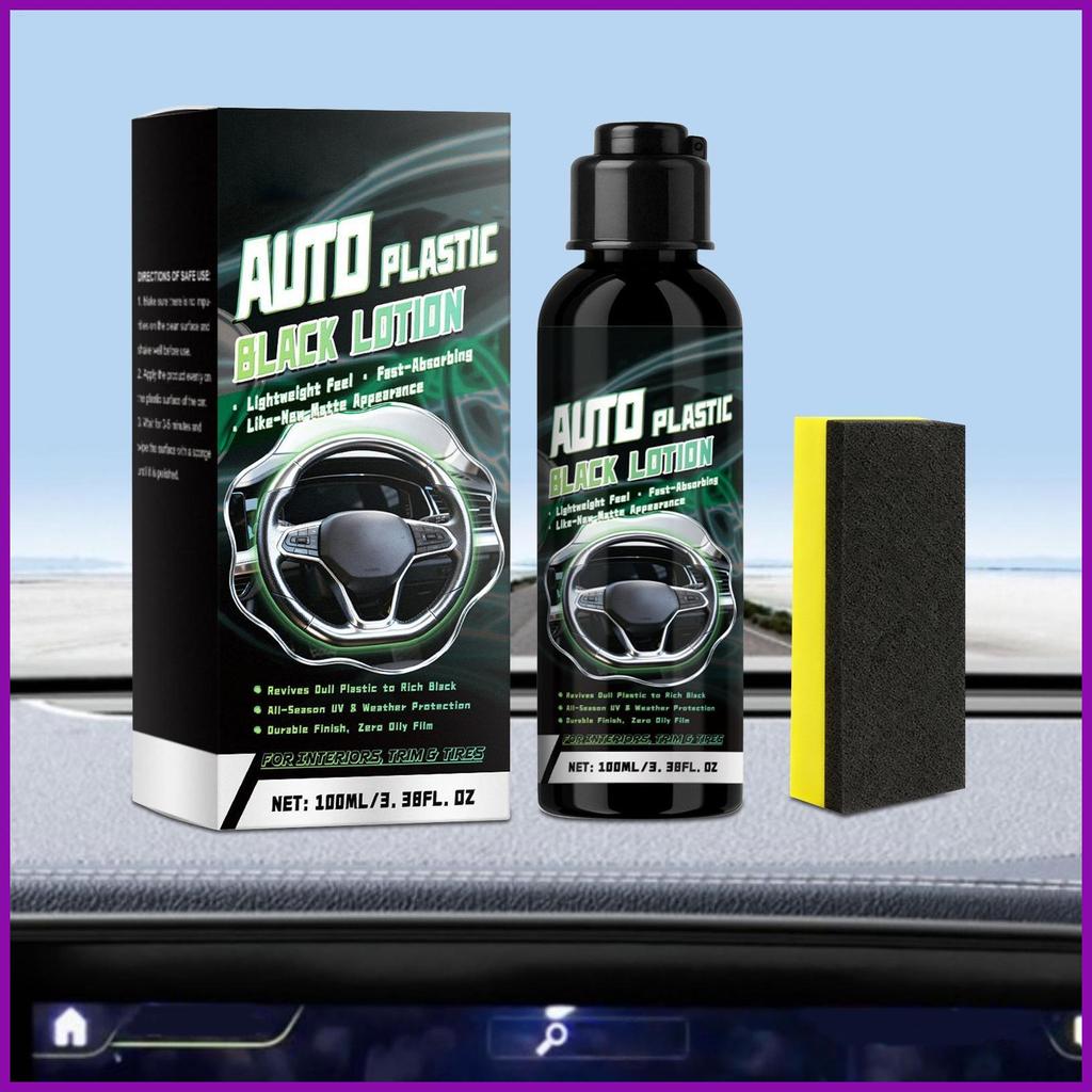 Car Trim Restorer 100ml Interior Trim Cleaner Auto Seat Stain Removal ...
